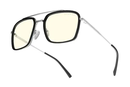 Компютърни очила GUNNAR Baron Silver - Clear - image 1