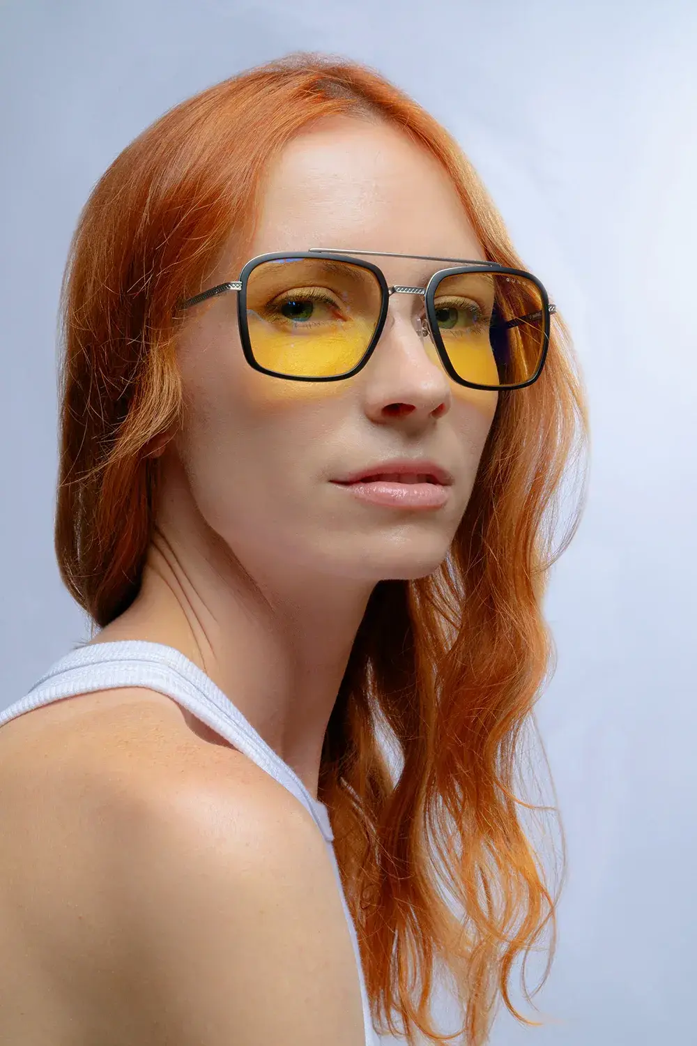Компютърни очила GUNNAR Baron Silver - Clear - image 3