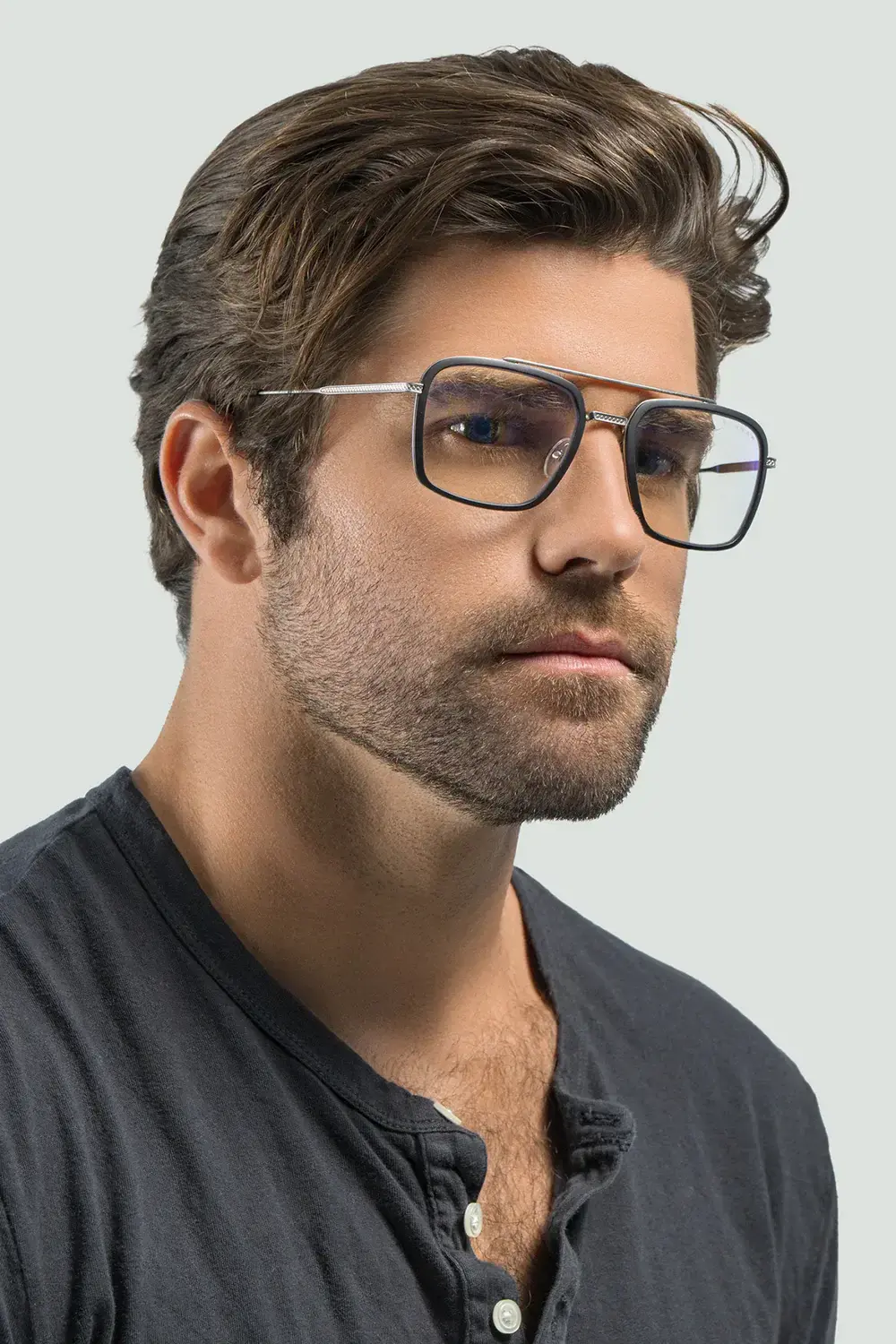 Компютърни очила GUNNAR Baron Silver - Clear - image 4