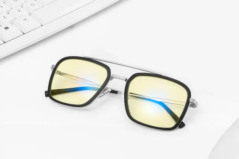 Компютърни очила GUNNAR Baron Silver - Clear - image 5