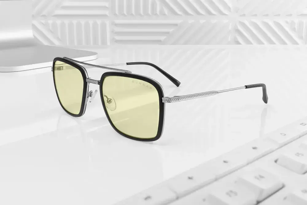 Компютърни очила GUNNAR Baron Silver - Clear - image 6