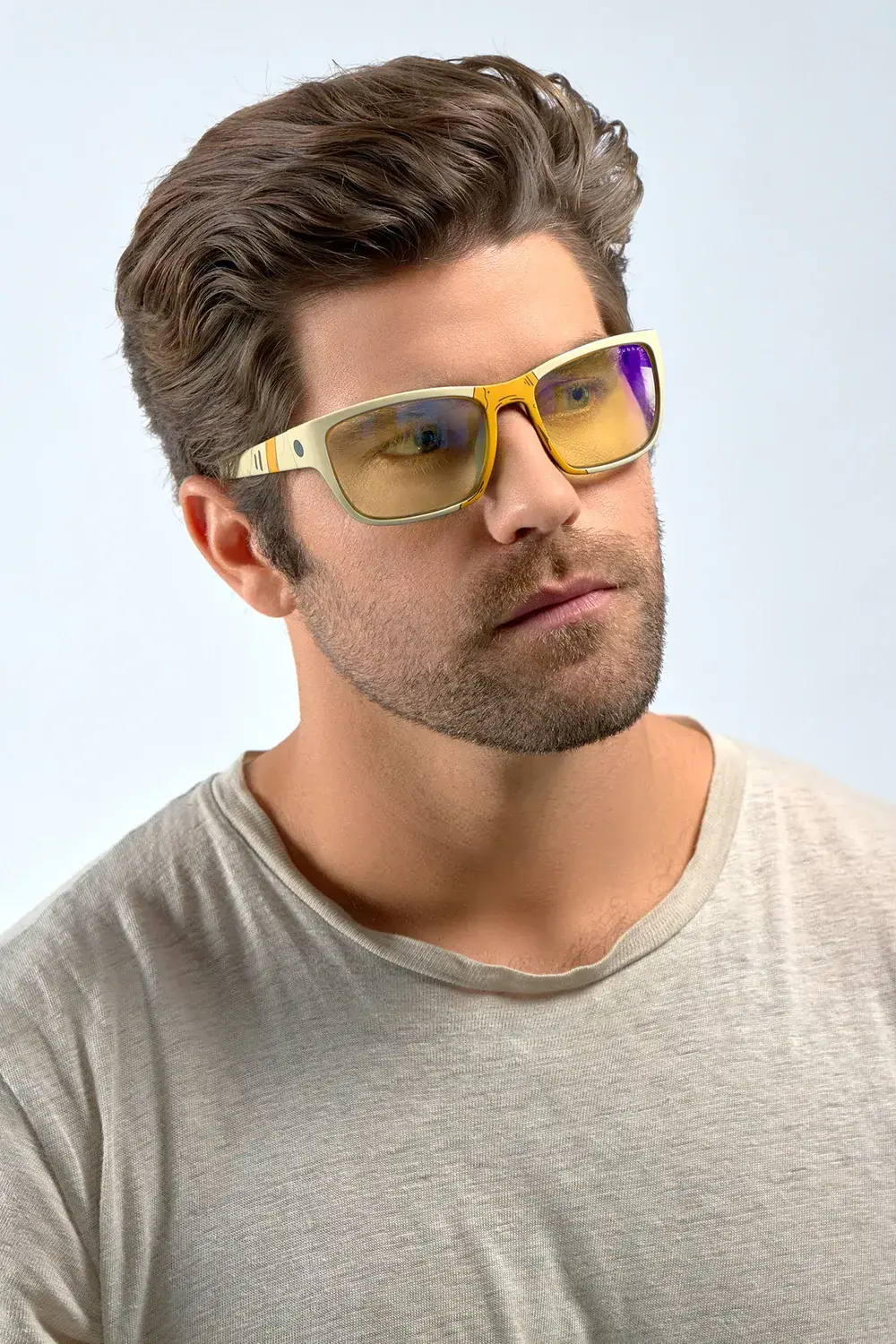 Компютърни очила GUNNAR Borderlands Ripper - Bandit Smoke - Amber - image 4