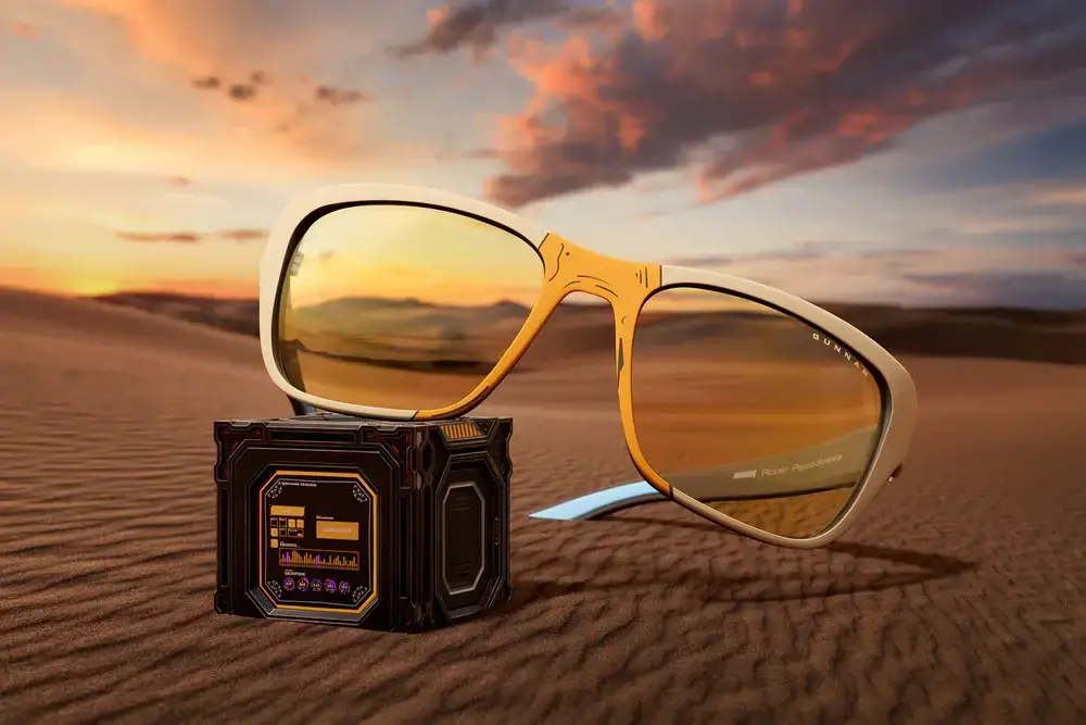 Компютърни очила GUNNAR Borderlands Ripper - Bandit Smoke - Amber - image 5