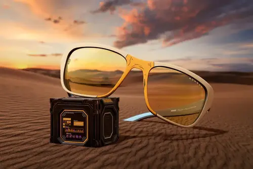 Ochelari pentru calculator GUNNAR Borderlands Ripper - Bandit Smoke - Amber - 6