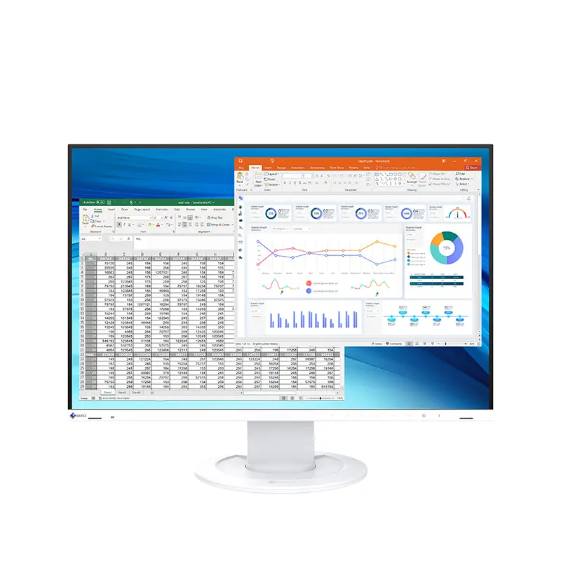 Monitor EIZO FlexScan EV2410R - 23.8 inch IPS, Wide, Full HD, HDMI, DisplayPort - Alb