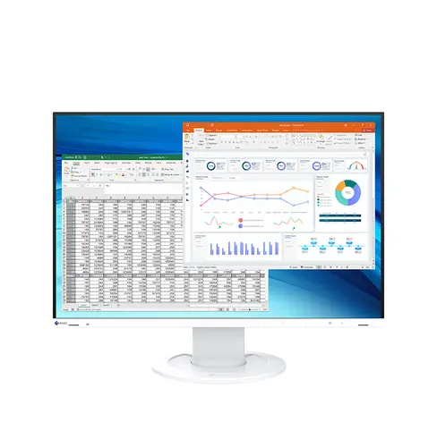 Οθόνη EIZO FlexScan EV2410R - 23.8 inch IPS, Wide, Full HD, HDMI, DisplayPort - Λευκό - 1