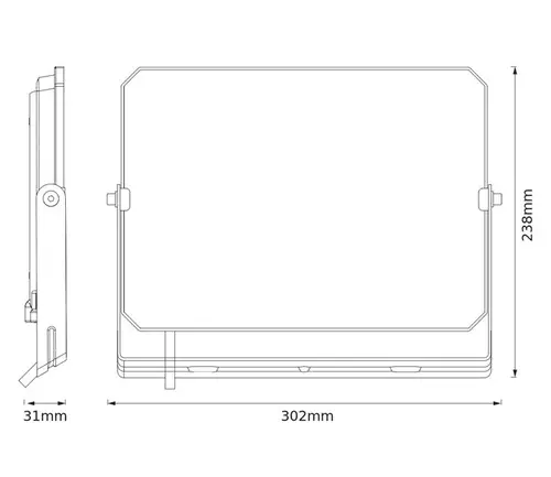 LED ПРОЖЕКТОР FLOODLIGHT LUX 100W 840 BLACK OSRAM LEDVANCE - image 3