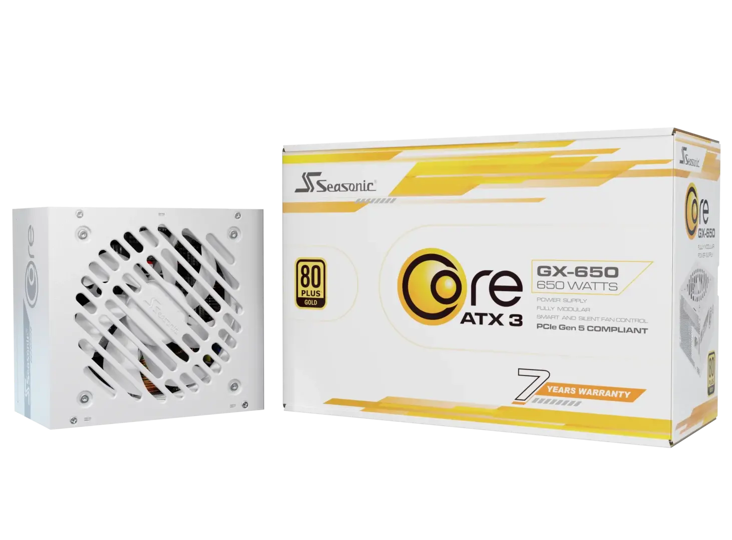Захранване, PSU SEASONIC CORE GX-650 WHITE - image 7