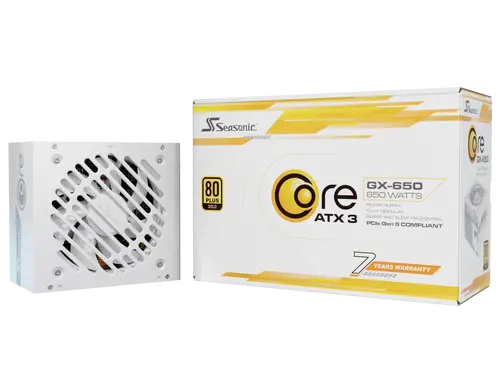 Τροφοδοτικό, PSU SEASONIC CORE GX-650 WHITE - 8