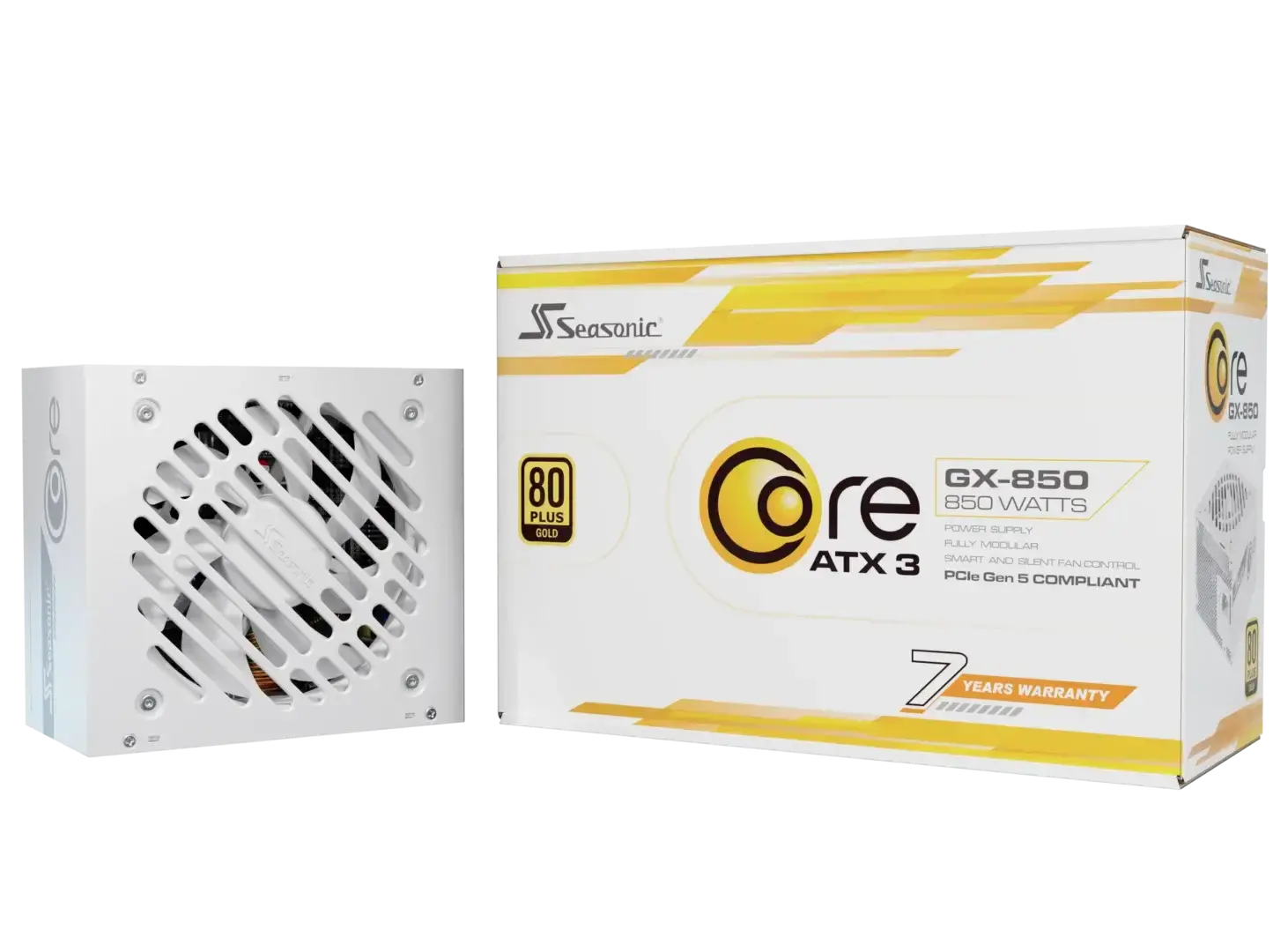 Захранване, PSU SEASONIC CORE GX-850 WHITE - image 4