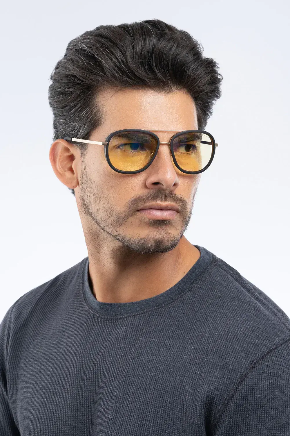 Компютърни очила GUNNAR Dume - Gold - Amber - image 3