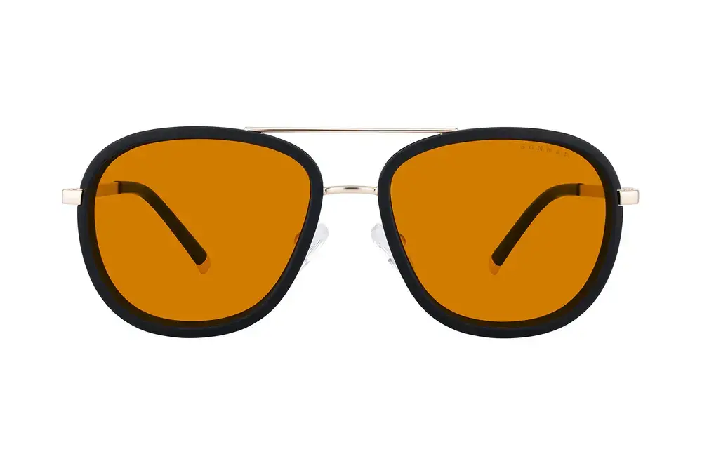 Компютърни очила GUNNAR Dume - Gold - Amber Max - image 1