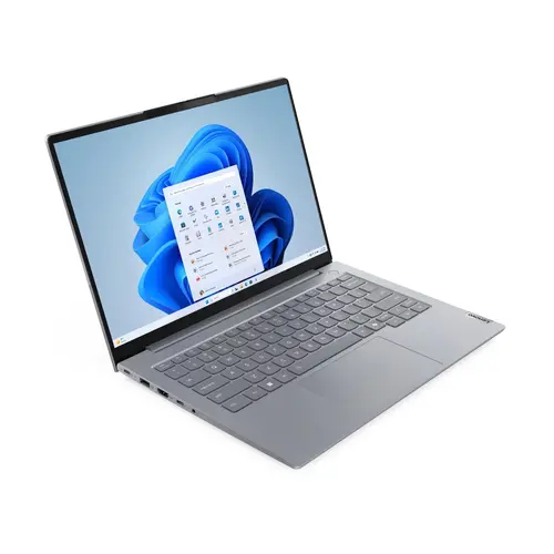 Лаптоп, Lenovo ThinkBook 14 G9 AMD Ryzen 7 250 (up to 5.1GHz, 16MB), 32GB (16+16) SODIMM DDR5-5600, 512GB SSD, 14" WUXGA (1920x1200) IPS AG, AMD Radeon 780M Graphics, FHD&IR Cam, Backlit KB, WLAN, BT, FPR, DOS, 3 cell, 3Y CCI - image 1