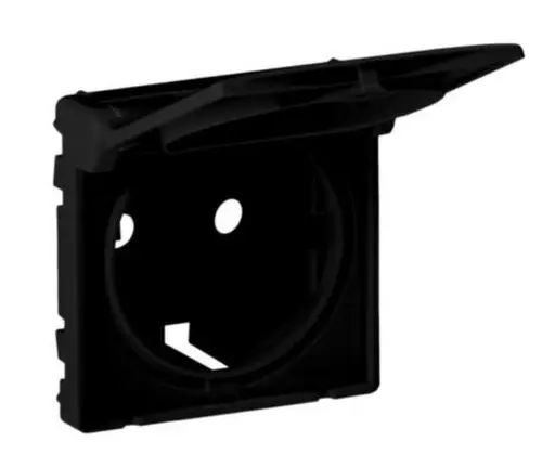 PRIZĂ SCHUKO DE SIGURANȚĂ CU CAPAC LGR 756842 VALENA LIFE LEGRAND - NEAGRĂ - 1