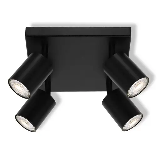 CORP DE ILUMINAT LED SPOT ELEMENTAL BLACK 4XGU10 PLATE BLACK LEDVANCE - 3