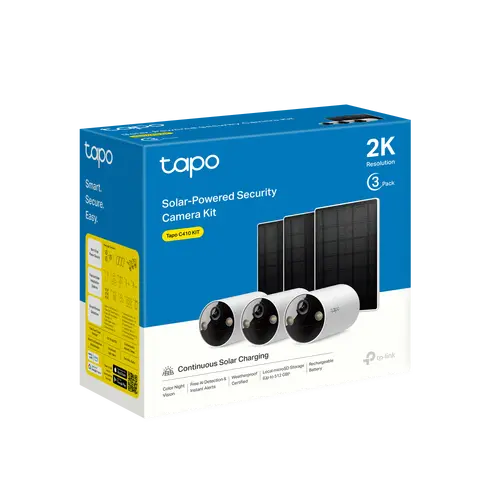 Κάμερα TP-Link Tapo C410 KIT, περιλαμβάνει 1τμχ. Tapo C410 και 1τμχ. Tapo A201 - 12