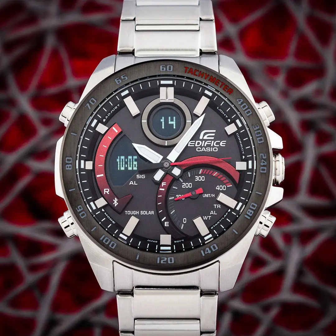 Мъжки часовник CASIO EDIFICE SOLAR BLUETOOTH - ECB-900DB-1AEF - image 1