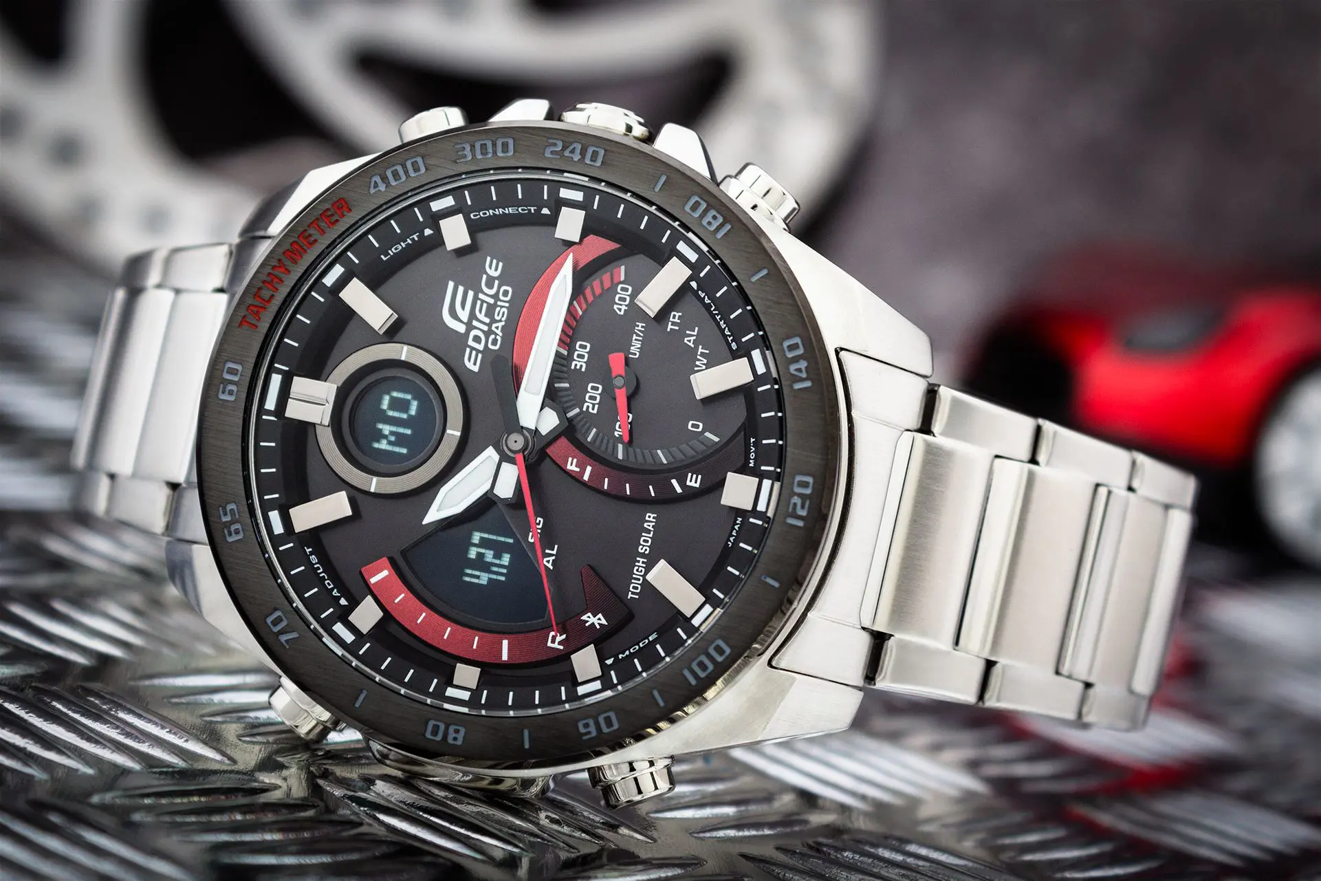 Мъжки часовник CASIO EDIFICE SOLAR BLUETOOTH - ECB-900DB-1AEF - image 2