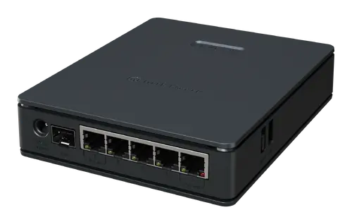 Безжичен рутер MikroTik E62iUGS-2axD5axT, hAP ax S, 5xGbE, 1x 2.5G SFP - image 1