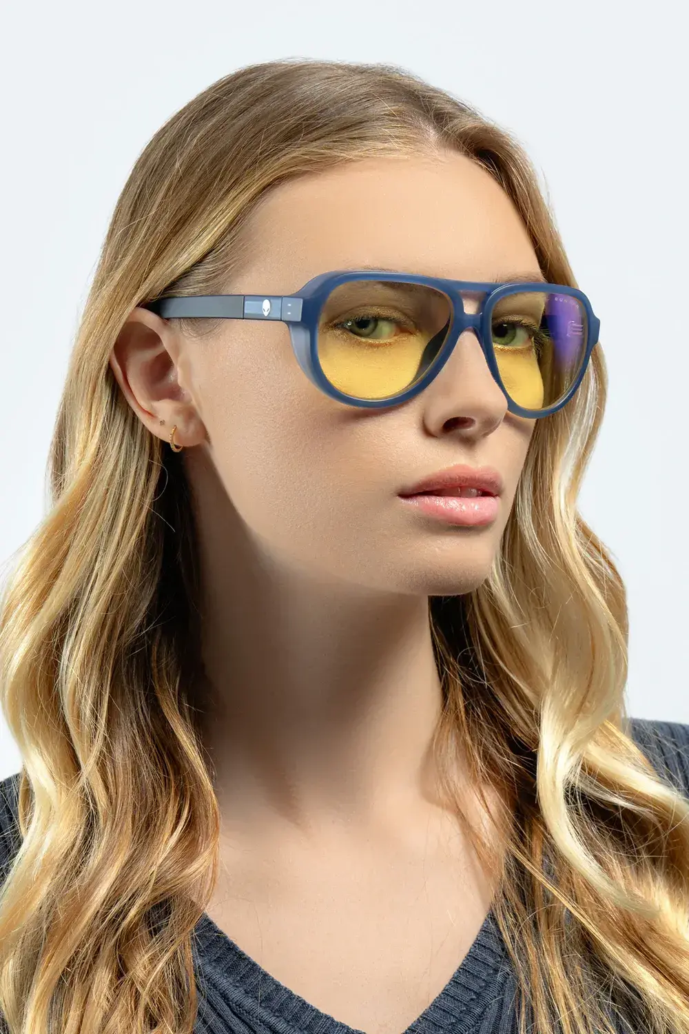 Компютърни очила GUNNAR Alienware Roswell - Conspiracy Blue - Amber - image 4