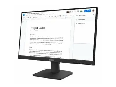 Монитор, Lenovo ThinkVision S22-4e 21.5" IPS, WLED, 1920x1080, 16:9, 4ms, 100Hz, 250 cd/m2, 1300:1, HDMI, VGA, Tilt Stand - image 1