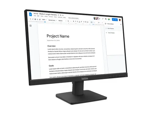 Οθόνη, Lenovo ThinkVision S22-4e 21.5" IPS, WLED, 1920x1080, 16:9, 4ms, 100Hz, 250 cd/m2, 1300:1, HDMI, VGA, Tilt Stand - 4