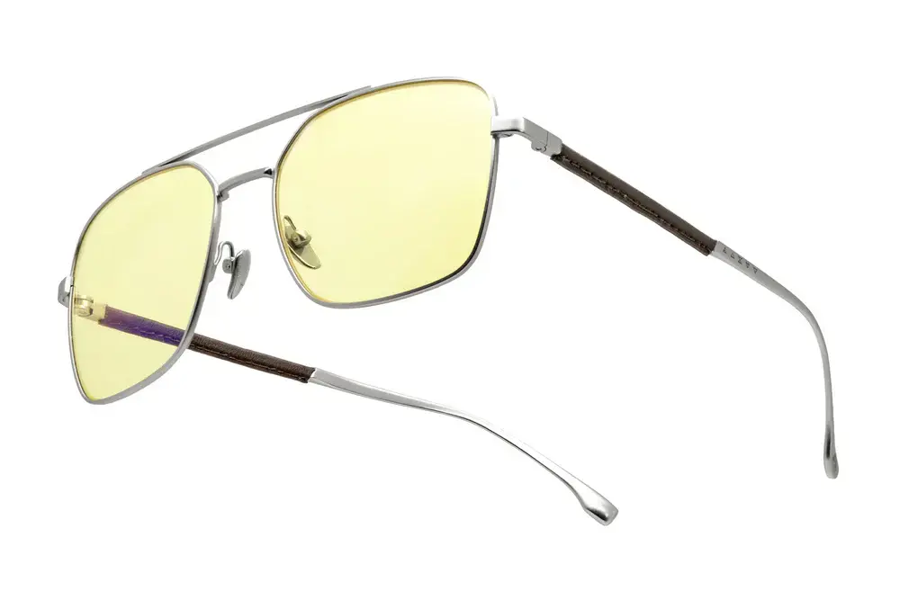 Компютърни очила GUNNAR White Wolf - Steel/Umber - Amber - image 1