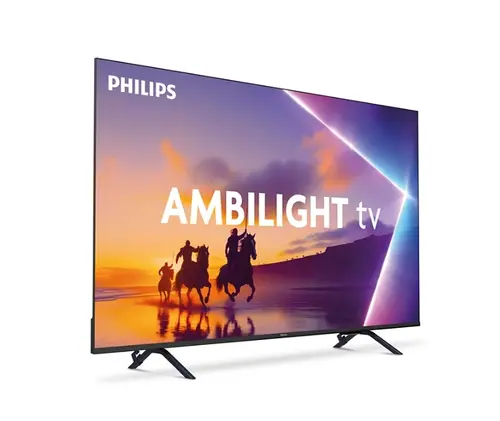 Телевизор, Philips 65PUS8400/12, 65" 4K UHD QLED, 3840x2160p, DVB-T/T2/T2-HD/C/S/S2, 60Hz, Ambilight 3, Pixel Precise UHD, HDR+, Titan OS, Dolby Atmos & DTS:X, 3*HDMI, 2*USB, VRR, 802.11ac, BT 5.2, Philips EasyLink 2.0, 20W RMS, Black - image 1