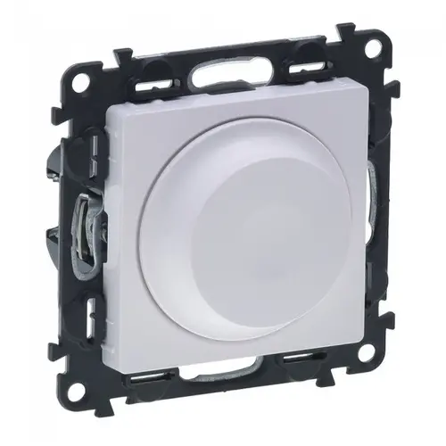 РОТАЦИОНЕН ДИМЕР 240 V~ - 50 Hz С КАПАК VALENA LIFE LEGRAND - БЯЛ РОТАЦИОНЕН ДИМЕР 240 V~ - 50 Hz С КАПАК VALENA LIFE LEGRAND - БЯЛ