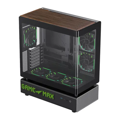 Gamemax кутия Case ATX - N90 BG - Addressable RGB, Modular Dual-Chamber - image 4