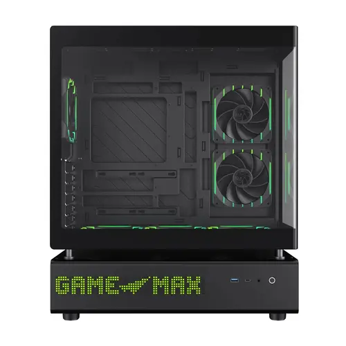 Gamemax кутия Case ATX - N90 BG - Addressable RGB, Modular Dual-Chamber - image 8