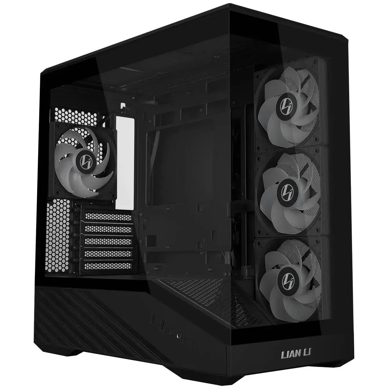 Кутия Lian Li Vector V100 MINI ARGB Mid-Tower, Tempered Glass - Black - image 1