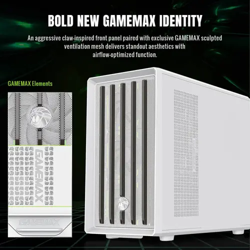 Gamemax кутия Case mATX - CLAW 360 WH - image 11
