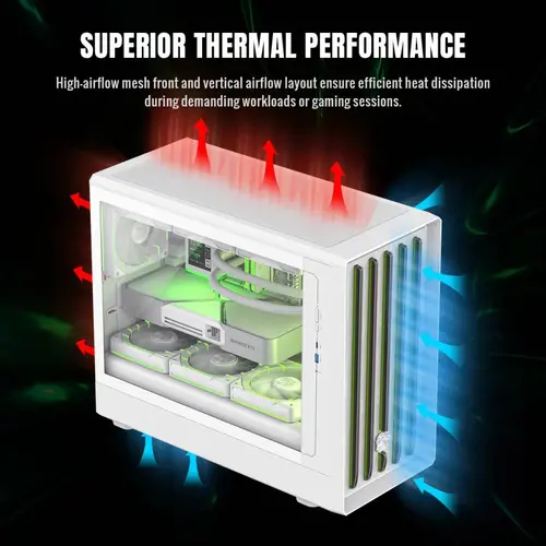 Gamemax кутия Case mATX - CLAW 360 WH - image 9