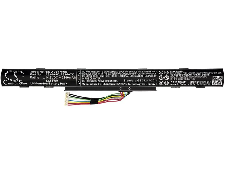 Baterie laptop ACER Aspire E5 476G 53KY; Aspire E5-575-36BC; Aspire F5-522-65GG AS16A5K Liion 14.8V 2200mAh CAMERON SINO