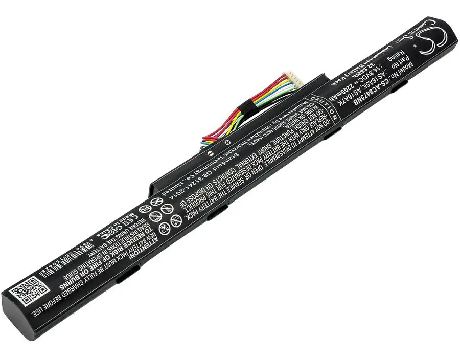 Батерия за лаптоп ACER Aspire E5 476G 53KY; Aspire E5-575-36BC; Aspire F5-522-65GG AS16A5K Liion 14.8V 2200mAh CAMERON SINO - image 2