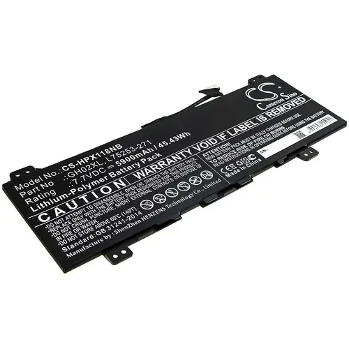 Батерия  за лаптоп HP Chromebook 14 G6 10X23EA; Chromebook X360 13B-CA0000SI; HSTNN-DB9M LiPo 7.7V 5900mAh CAMERON SINO - image 2