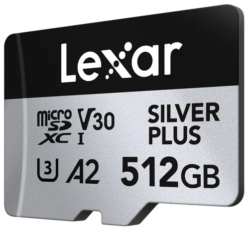 micro SDXC 512GB 205/150MB/s UHS-I,A2,V30,U3 LEXAR - image 1