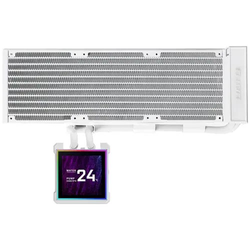 Охладител за процесор Lian Li HydroShift II LCD-S 360N Fanless ARGB - Бял - image 3