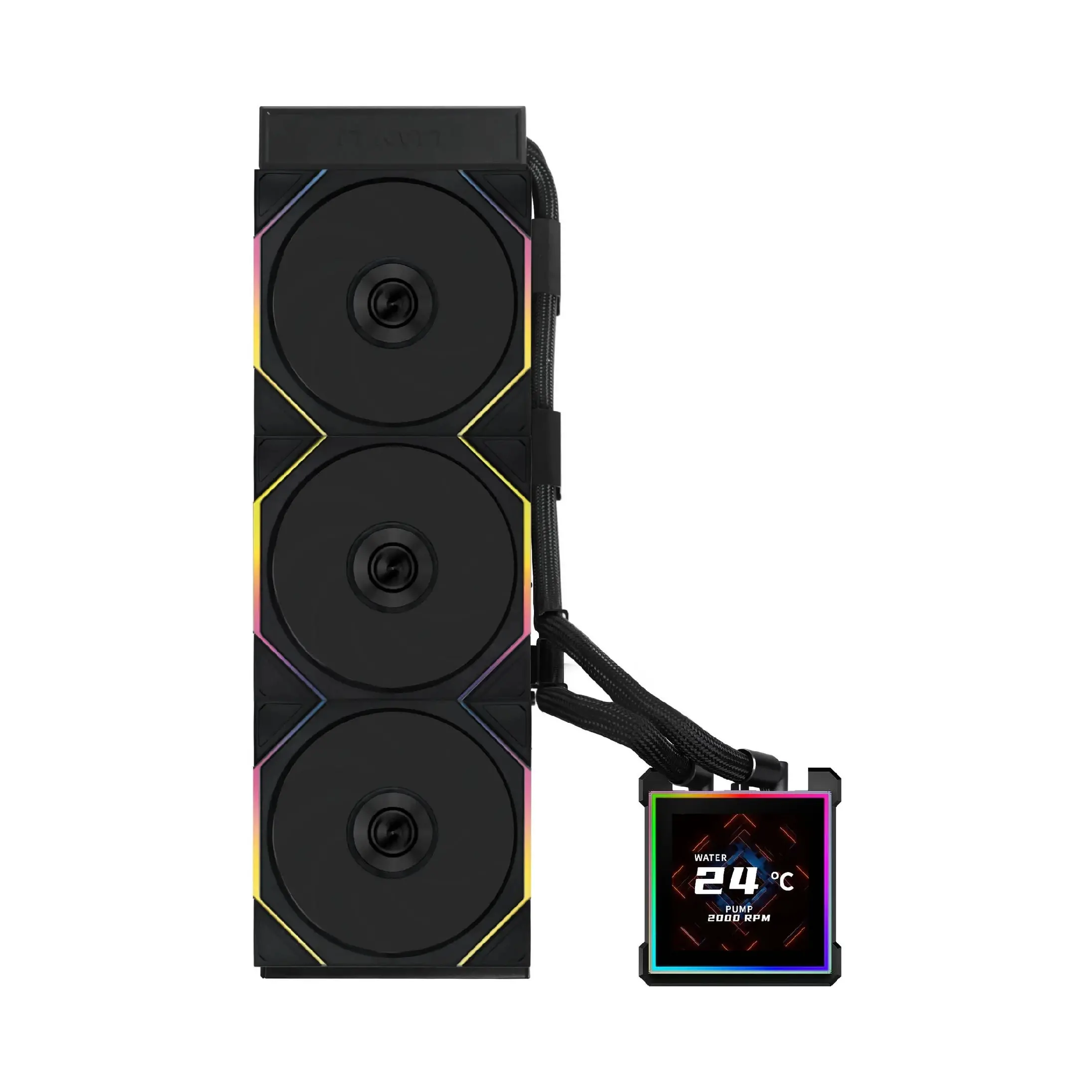 Охладител за процесор Lian Li HydroShift II LCD-S 360TL RGB - Черен - image 1