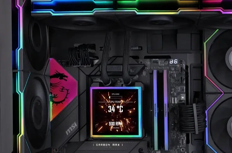 Охладител за процесор Lian Li HydroShift II LCD-S 360TL RGB - Черен - image 10