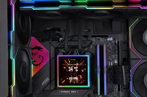 Охладител за процесор Lian Li HydroShift II LCD-S 360TL RGB - Черен - image 10