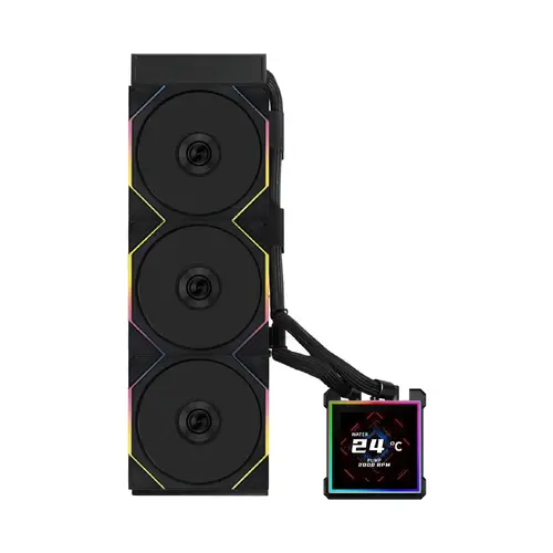 Охладител за процесор Lian Li HydroShift II LCD-S 360TL RGB - Черен - image 1