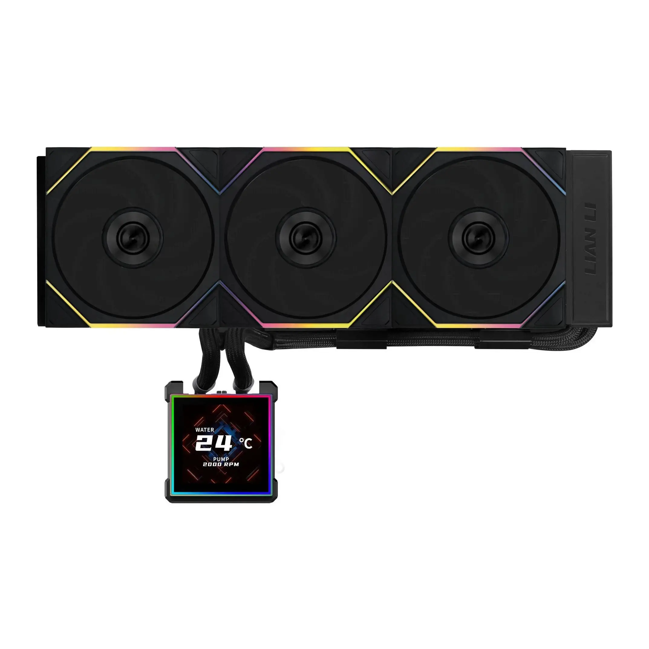 Охладител за процесор Lian Li HydroShift II LCD-S 360TL RGB - Черен - image 3