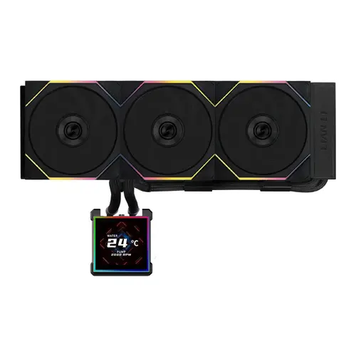 Охладител за процесор Lian Li HydroShift II LCD-S 360TL RGB - Черен - image 3