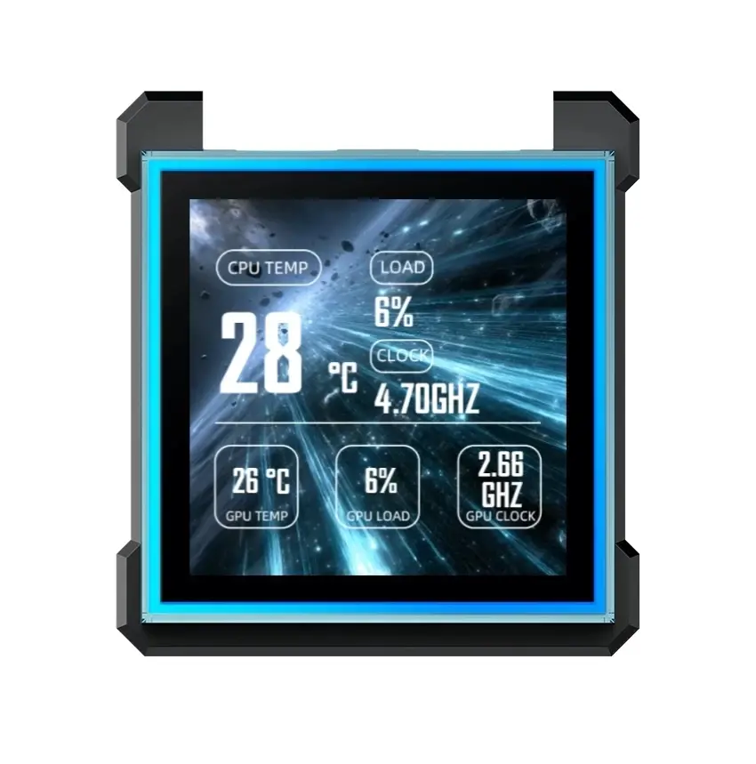 Охладител за процесор Lian Li HydroShift II LCD-S 360TL RGB - Черен - image 6