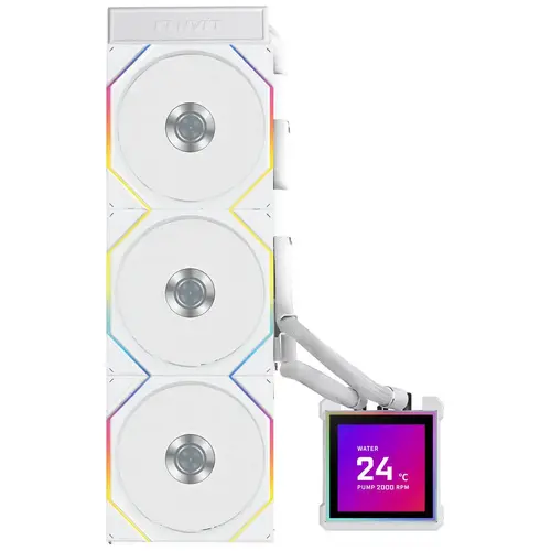 Охладител за процесор Lian Li HydroShift II LCD-S 360TL RGB - Бял - image 2