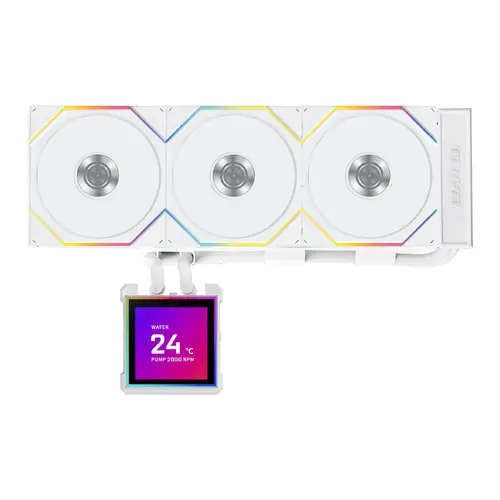 Cooler pentru procesor Lian Li HydroShift II LCD-S 360TL RGB - Alb - 4