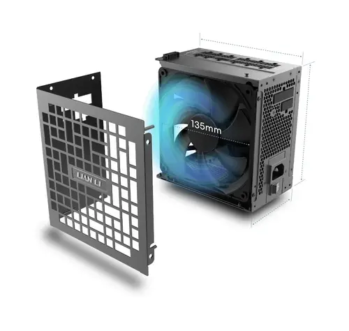Захранващ блок Lian Li RS 1000W 80+ Gold PCIe 5.1, ATX 3.1 - Черно - 4