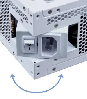Sursă de alimentare Lian Li RS 1000W 80+ Gold PCIe 5.1, ATX 3.1 - Negru - image 4